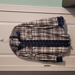 Gilded Intent 90's inspired Flannel zip jacket